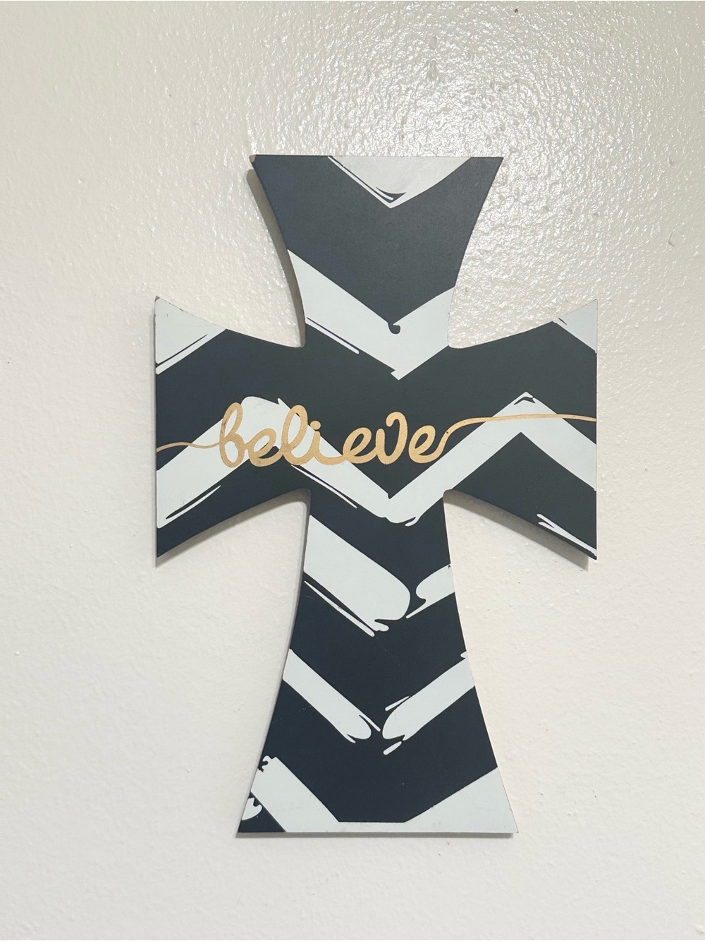 Y2K Black And White Cross